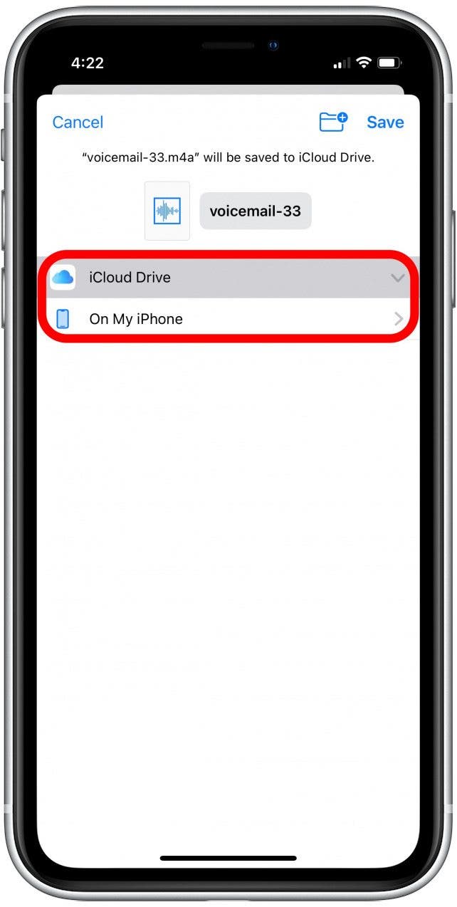 Comment enregistrer les messages vocaux sur iPhone sous forme audio