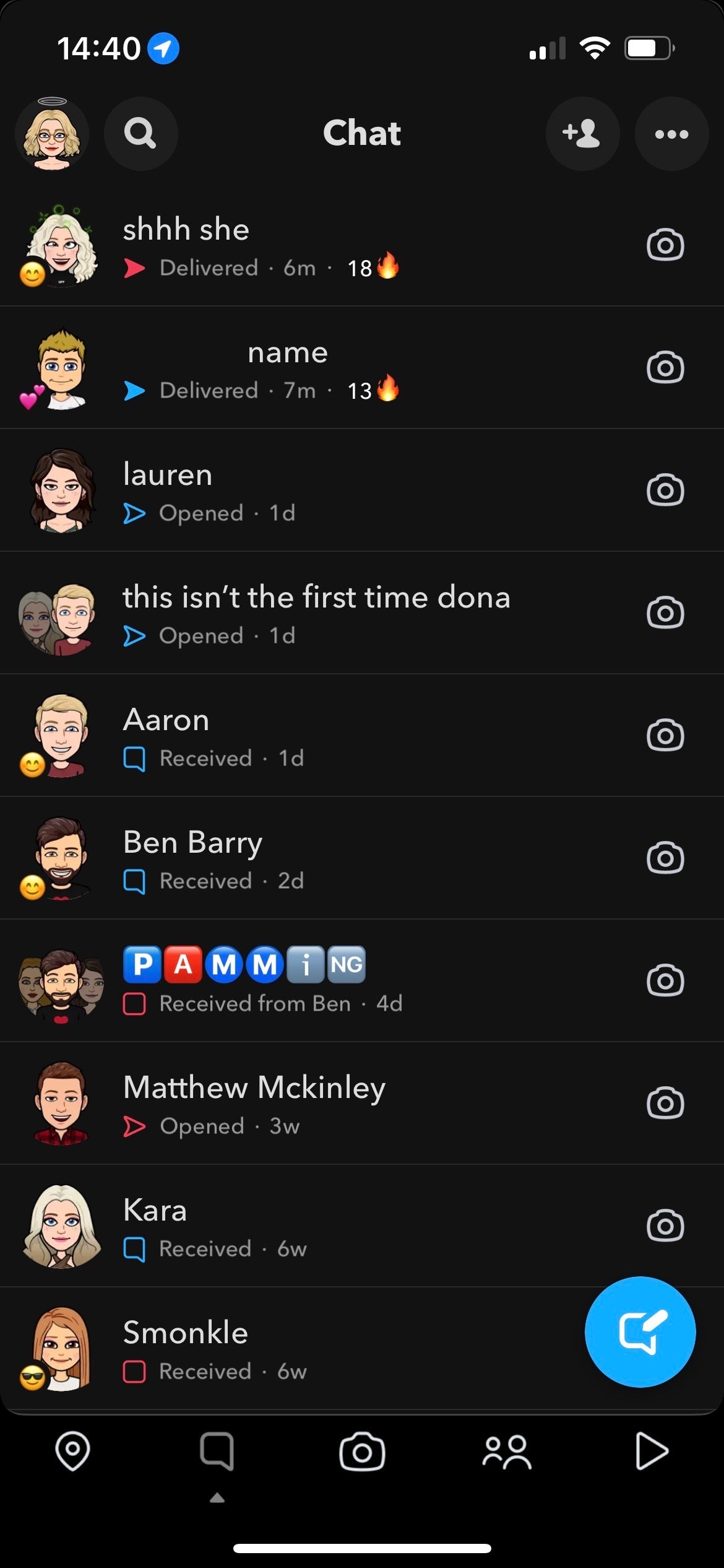 Comment supprimer des messages Snapchat