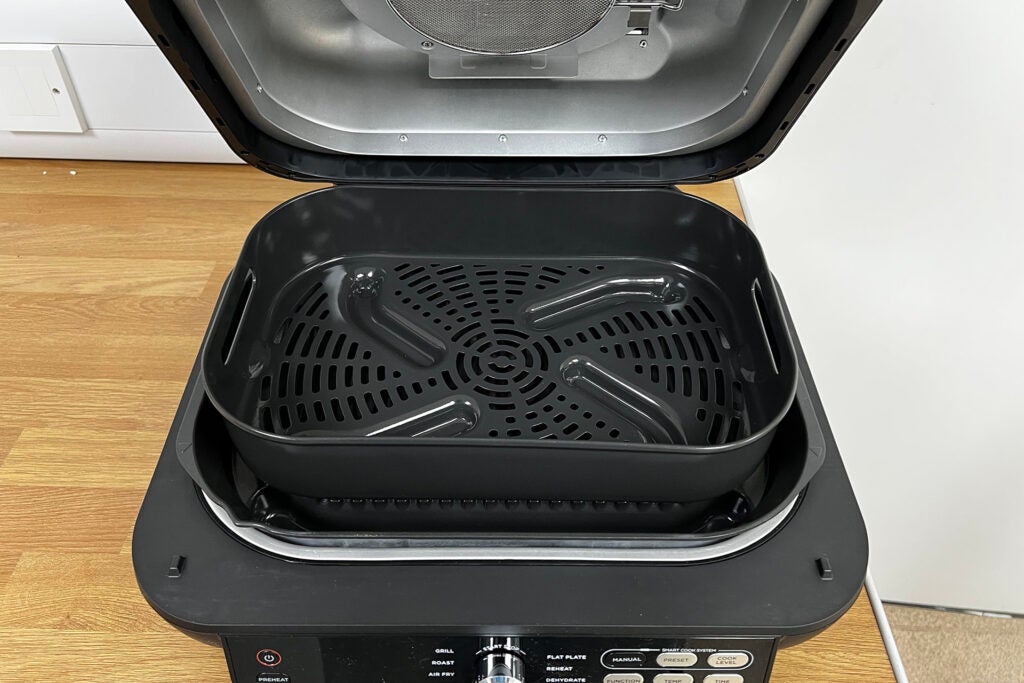 Ninja Foodi MAX Pro Health Grill, assiette plate et friteuse à air AG651UK panier de friteuse à air