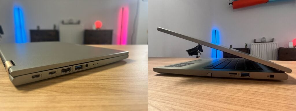 L'Acer spin 5 ports dans la même image