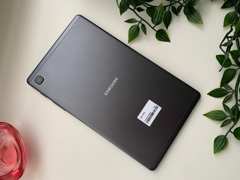 Arrière de la Galaxy Tab A7 Lite