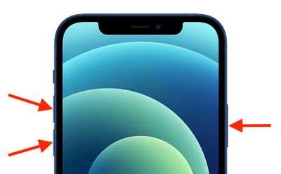 iphone 12 boutons devant