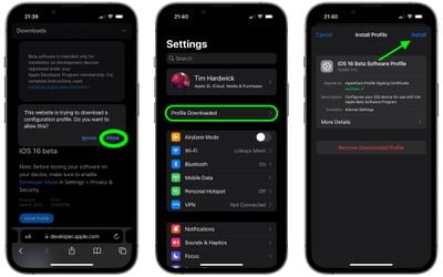 3installer ios 16 bêta