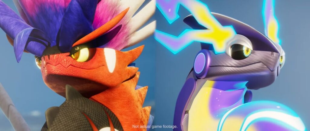 Pokémon Scarlet et Violet légendaire