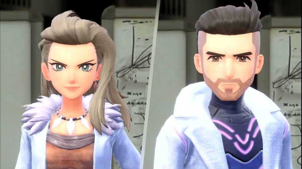 Les dresseurs dans Pokémon Scarlet et Violet