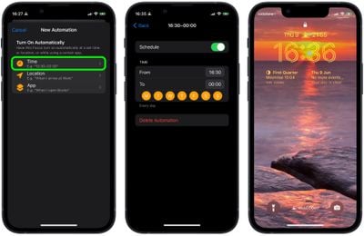 Mode de mise au point de l'écran de verrouillage 3link ios