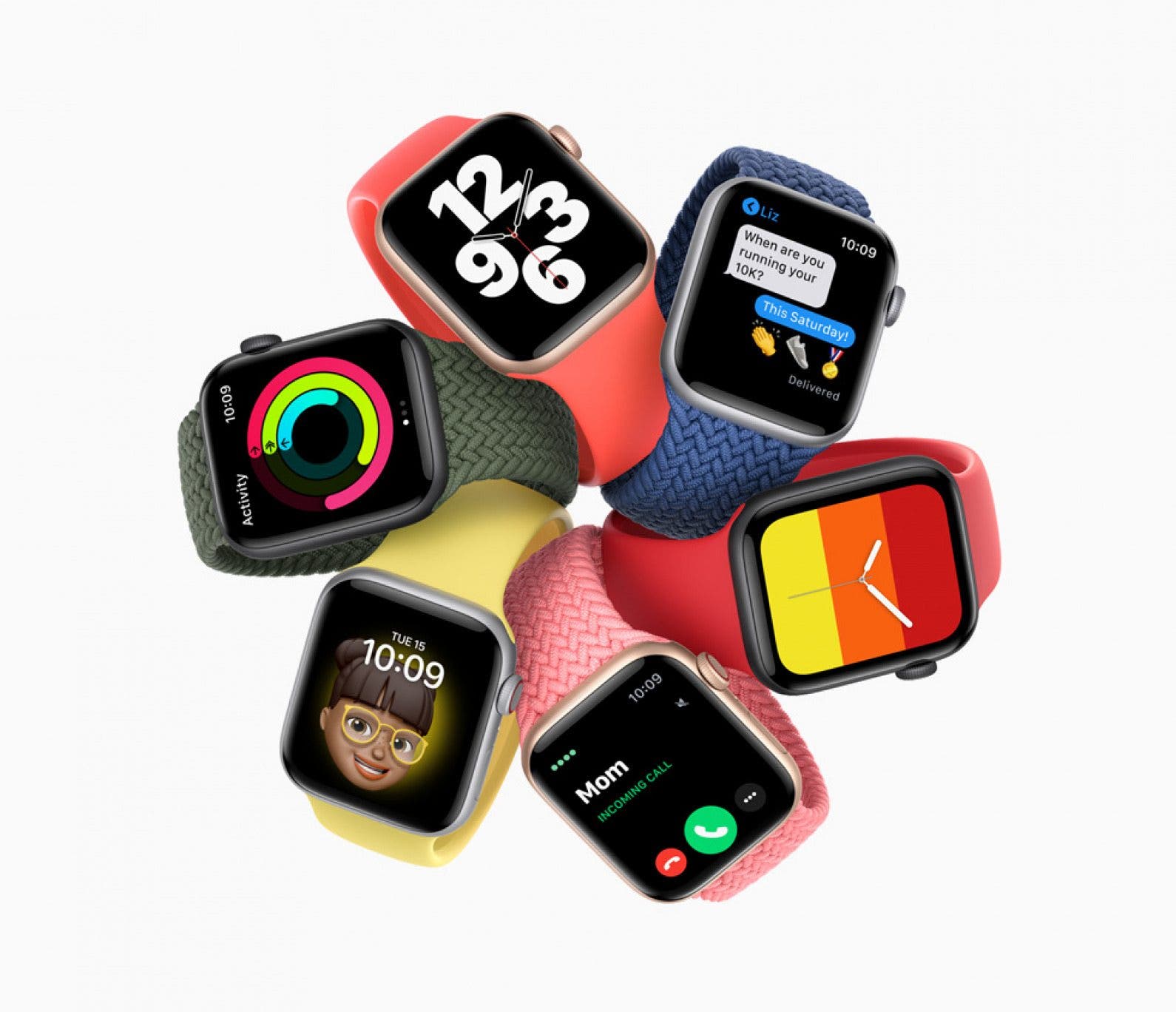Couleurs et bracelets Apple Watch SE