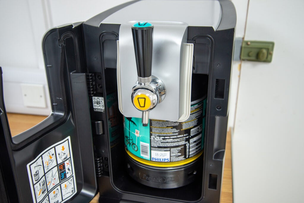 Fût Philips PerfectDraft Pro installé