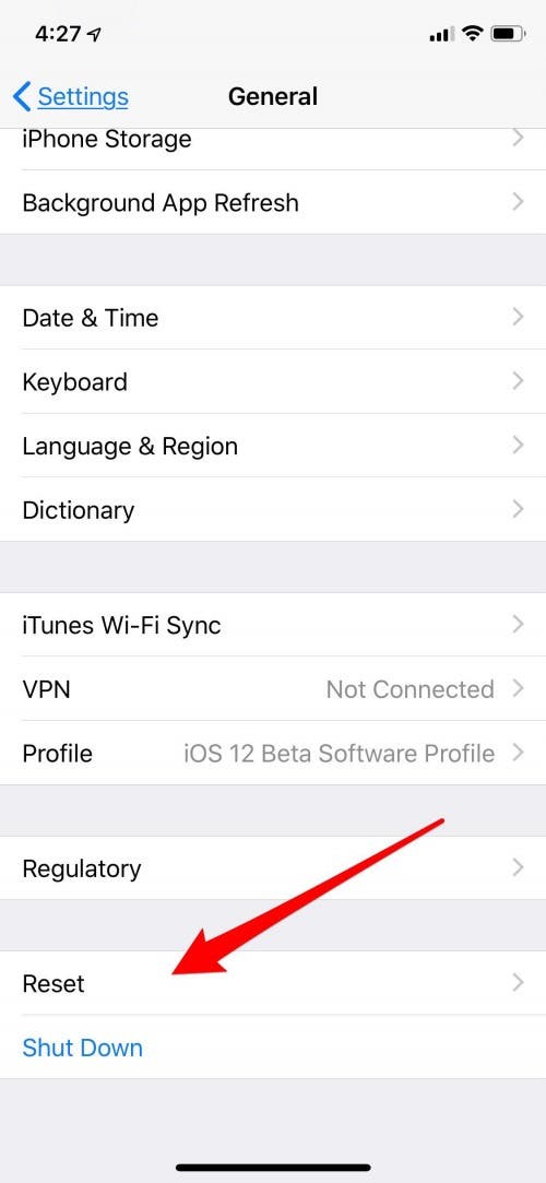 comment réinitialiser l'iPhone en usine