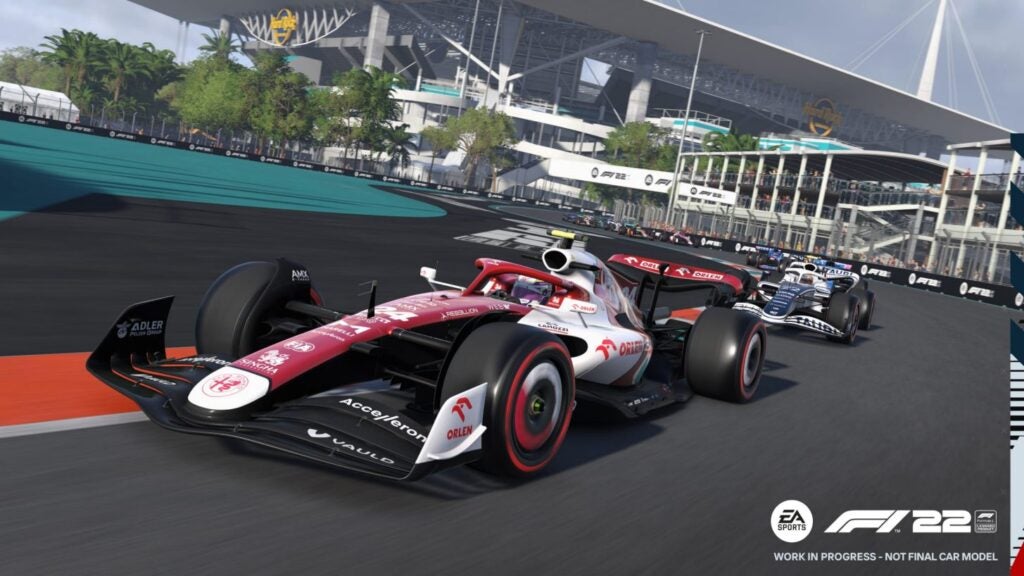 Coup de voiture F1 2022