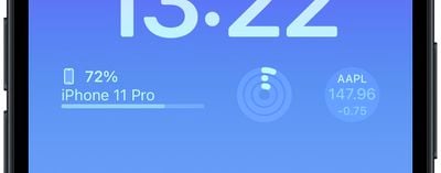 Verrouiller les widgets de l'écran en bas