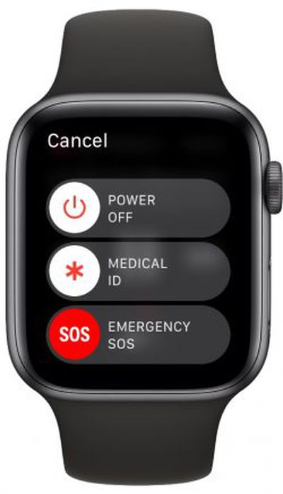 mise hors tension de la montre apple