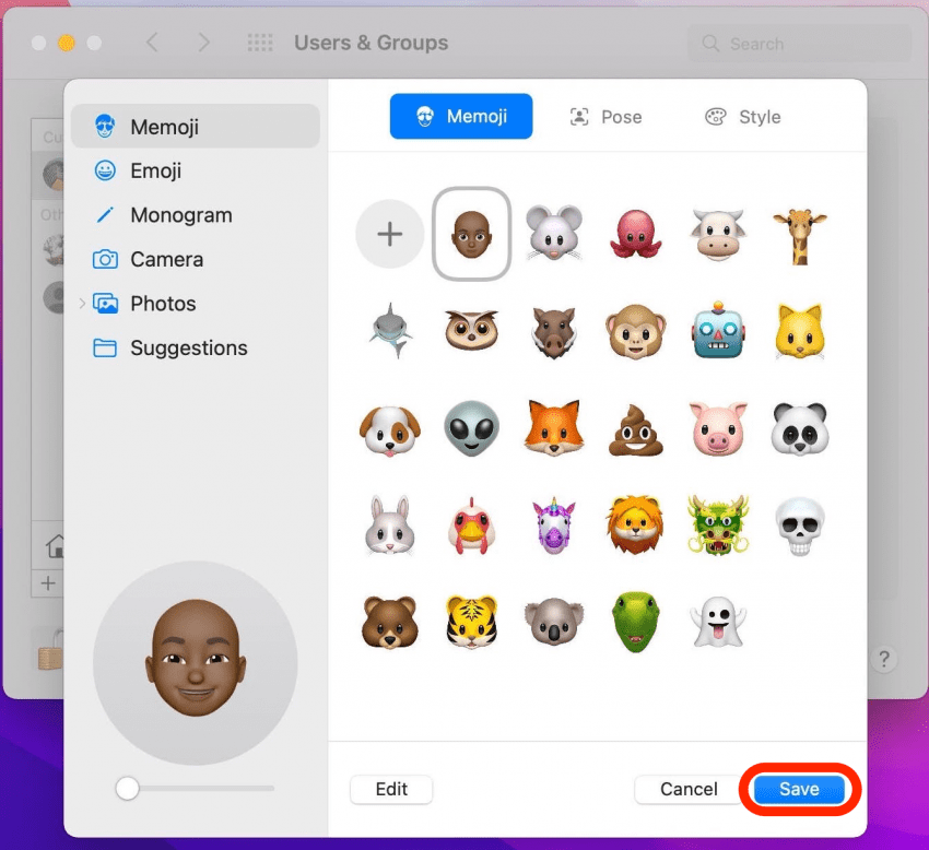 Comment changer limage de profil Mac 2022