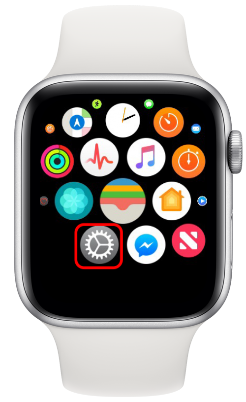 paramètres de la montre Apple
