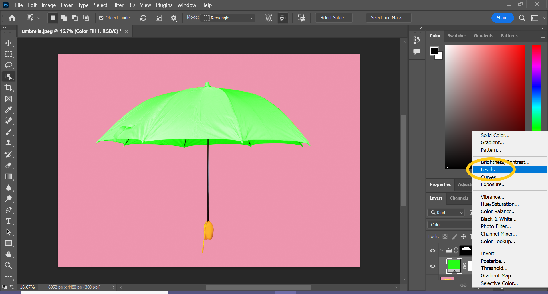 1656699372 560 Comment changer la couleur dun objet dans Photoshop