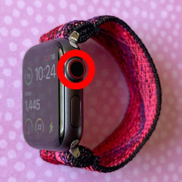 Cadran de la couronne numérique Apple Watch