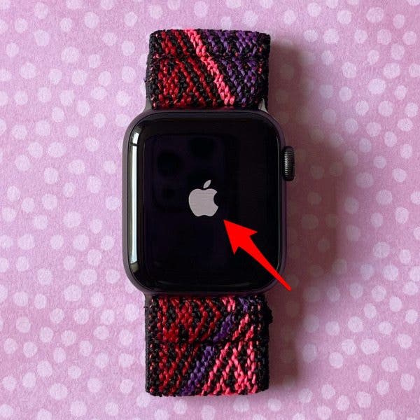 Continuez à les tenir jusqu'à ce que vous voyiez le logo Apple.