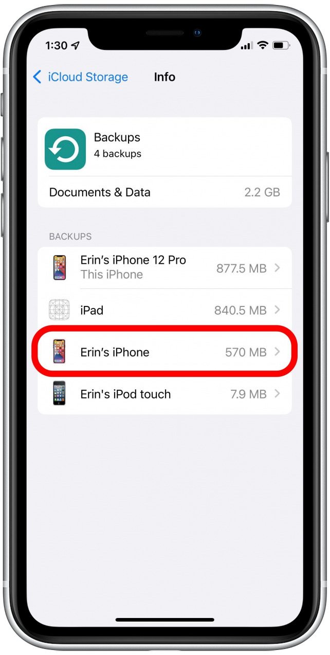 libérer de l'espace de stockage iCloud