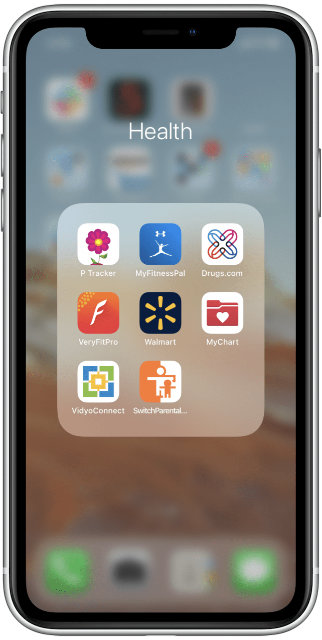 Dossier de santé pour les applications