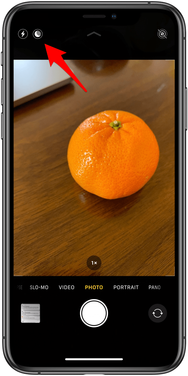 paramètres de l'appareil photo iphone 11
