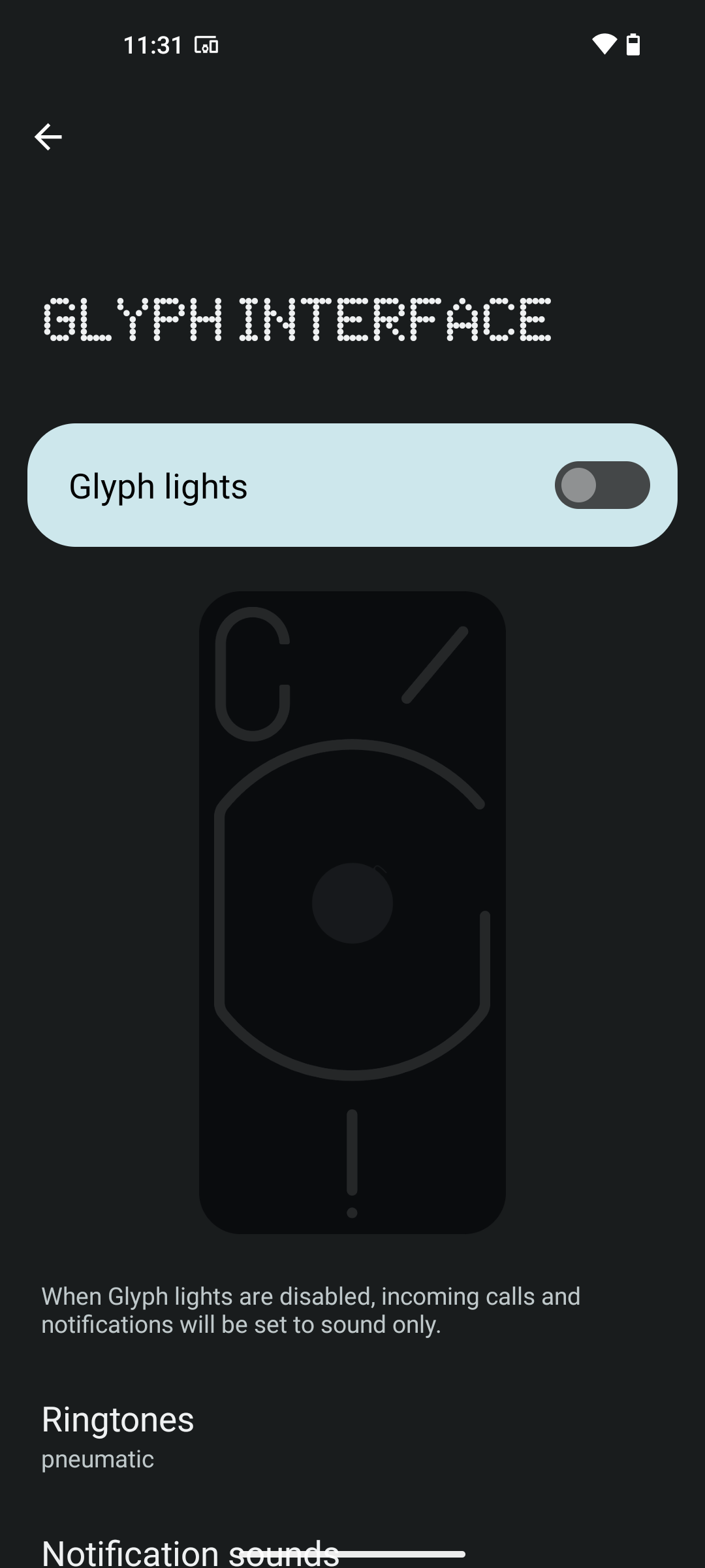 1658585294 620 Comment desactiver linterface Glyph sur le telephone Nothing 1