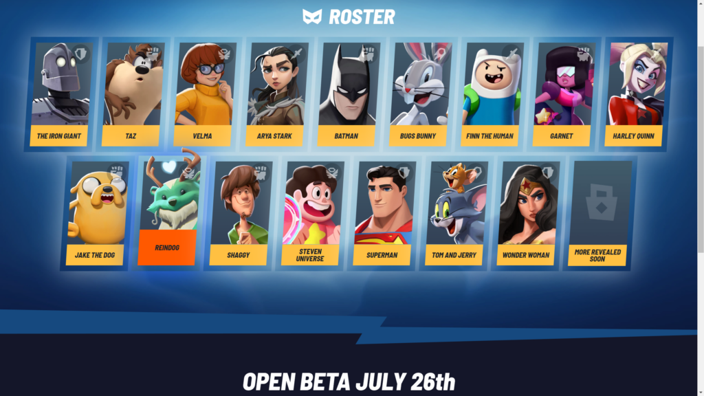 Liste de personnages MultiVersus