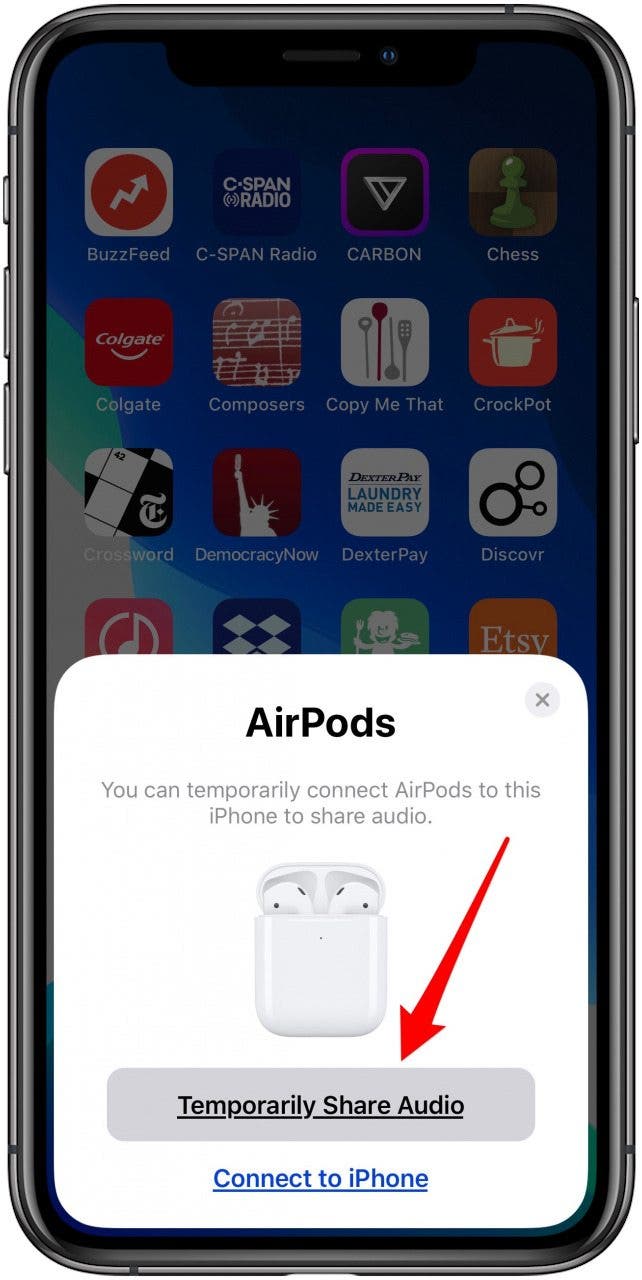 connecter la deuxième paire d'airpods