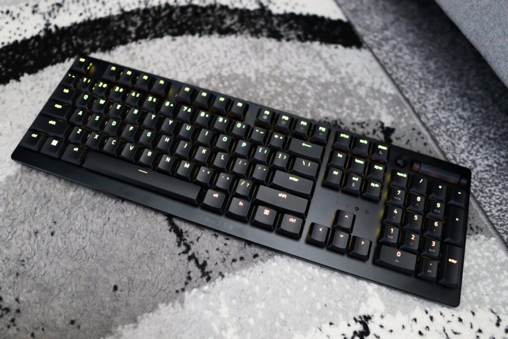 Razer DeathStalker V2 Pro vu d'en haut