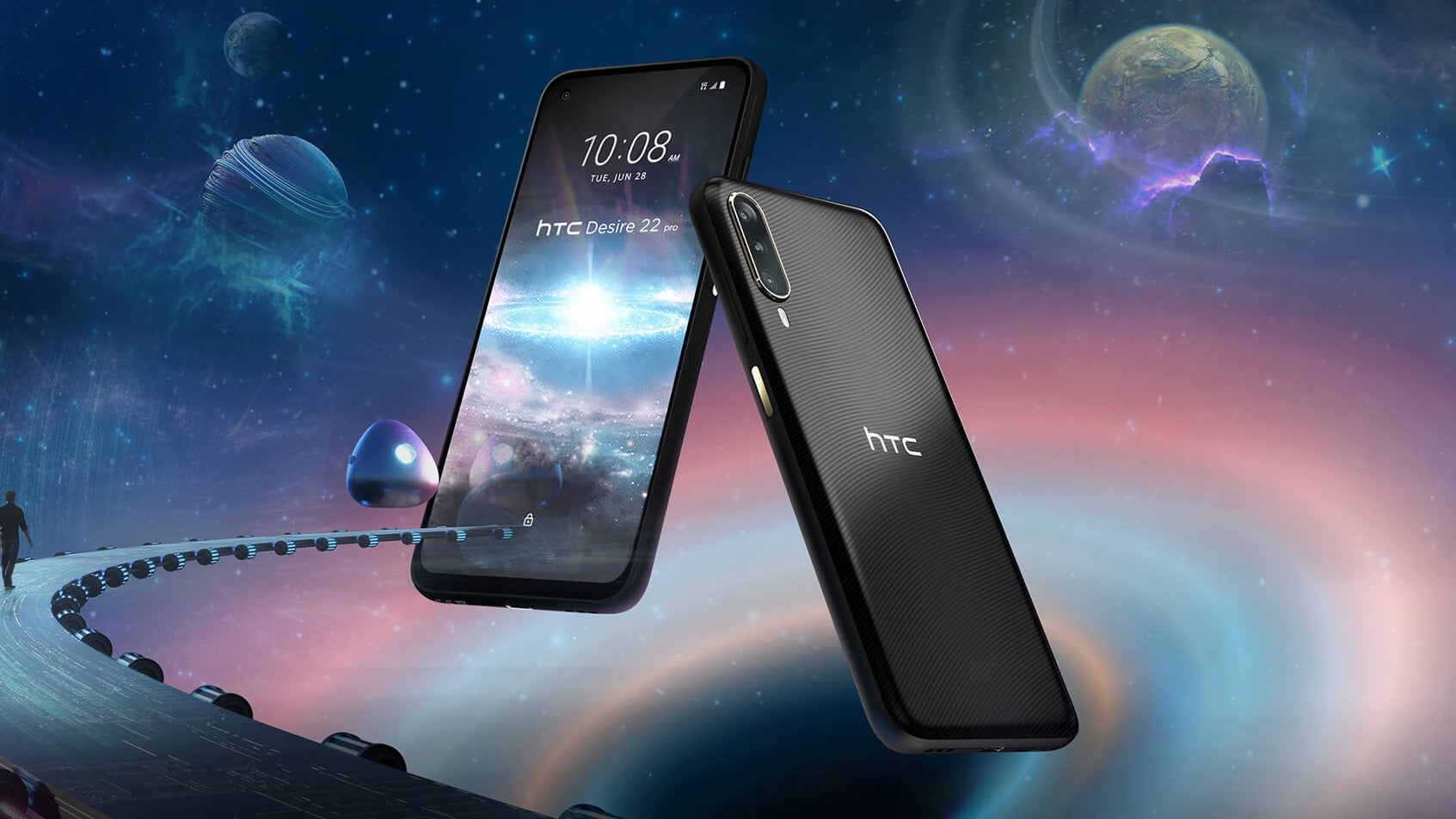 HTC Desire 22 Pro telephone de milieu de gamme compatible