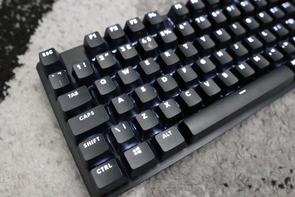Gros plan sur les touches Logitech G413 SE