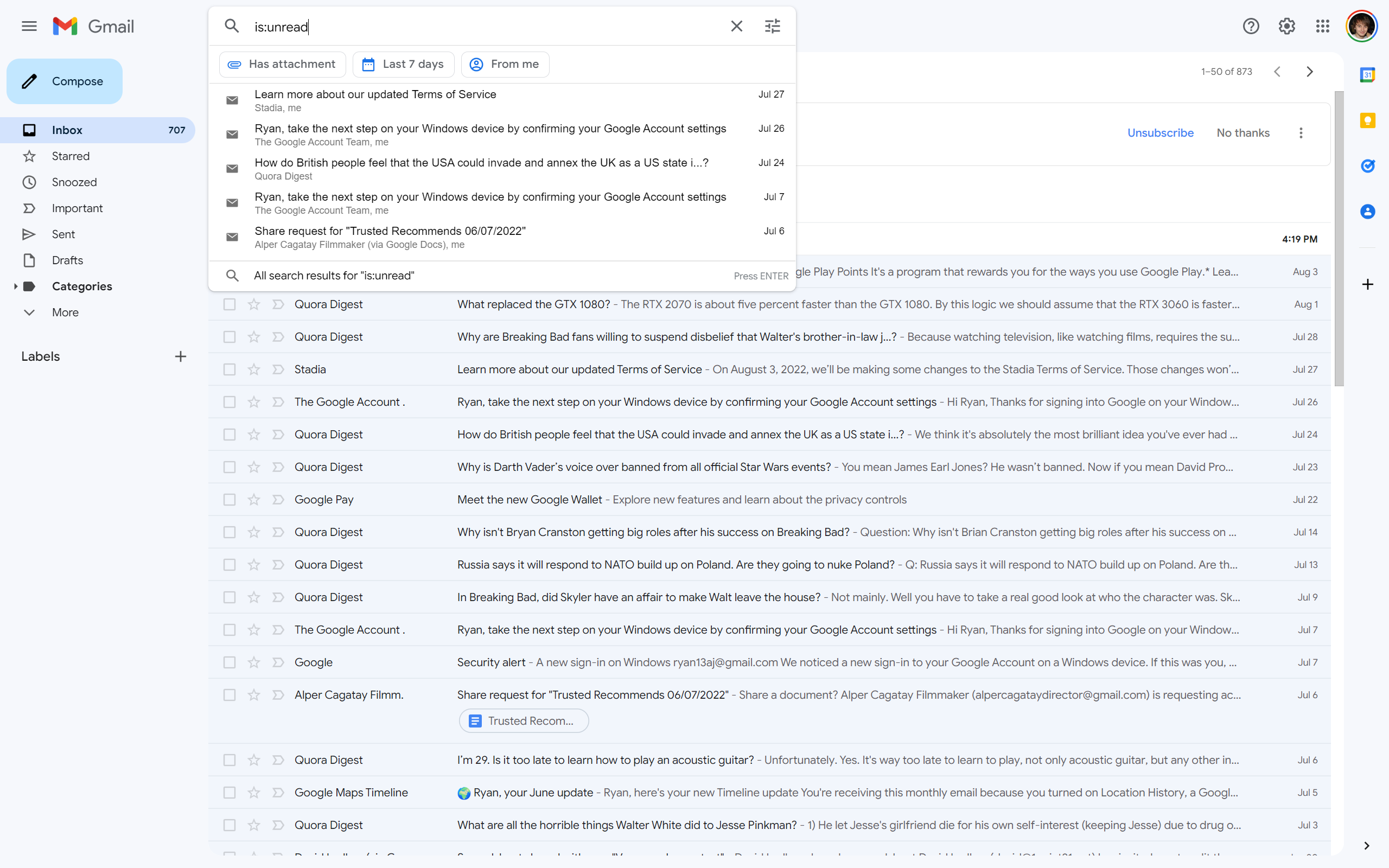 1659686412 341 Comment filtrer par non lu dans Gmail