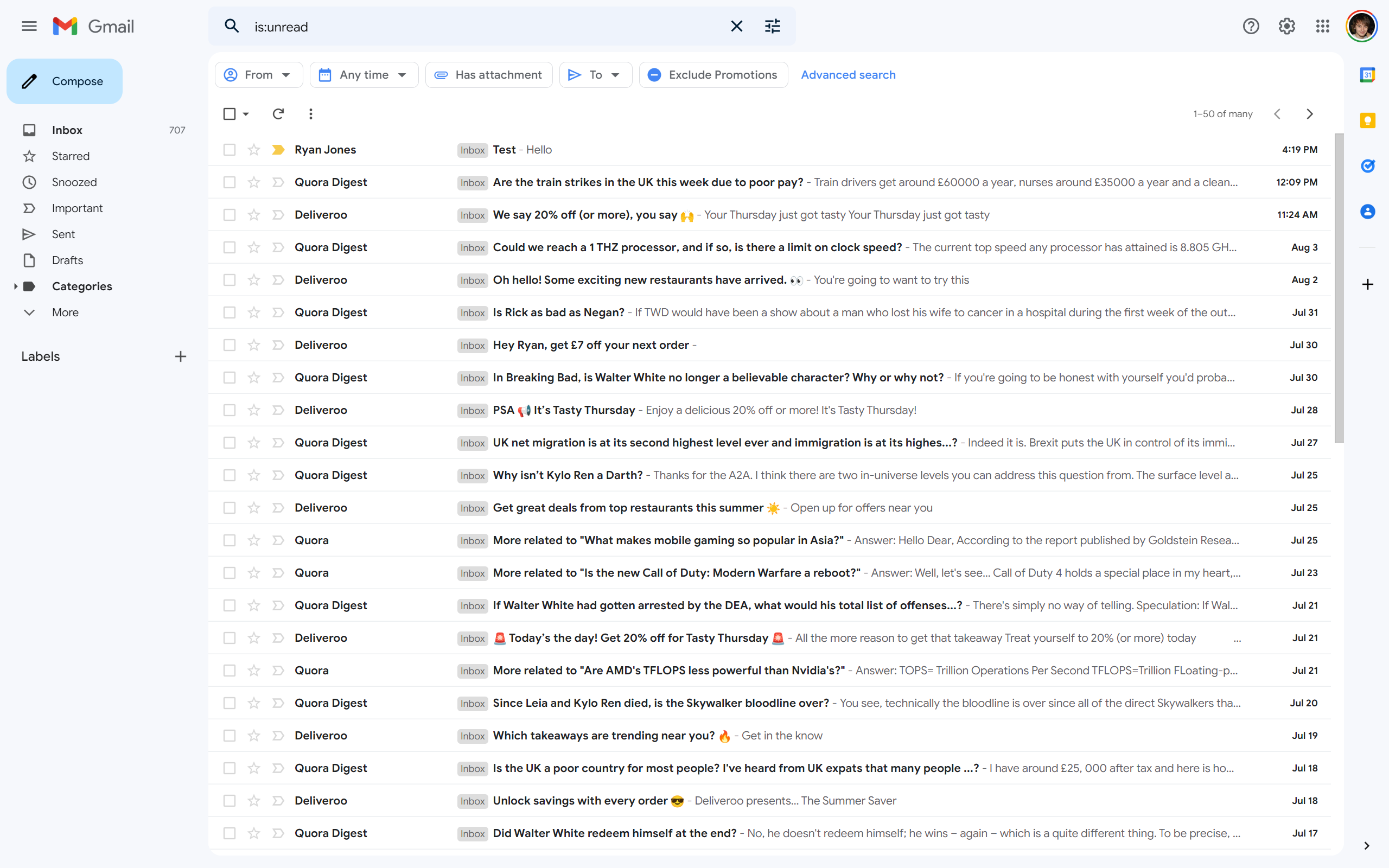 1659686412 60 Comment filtrer par non lu dans Gmail