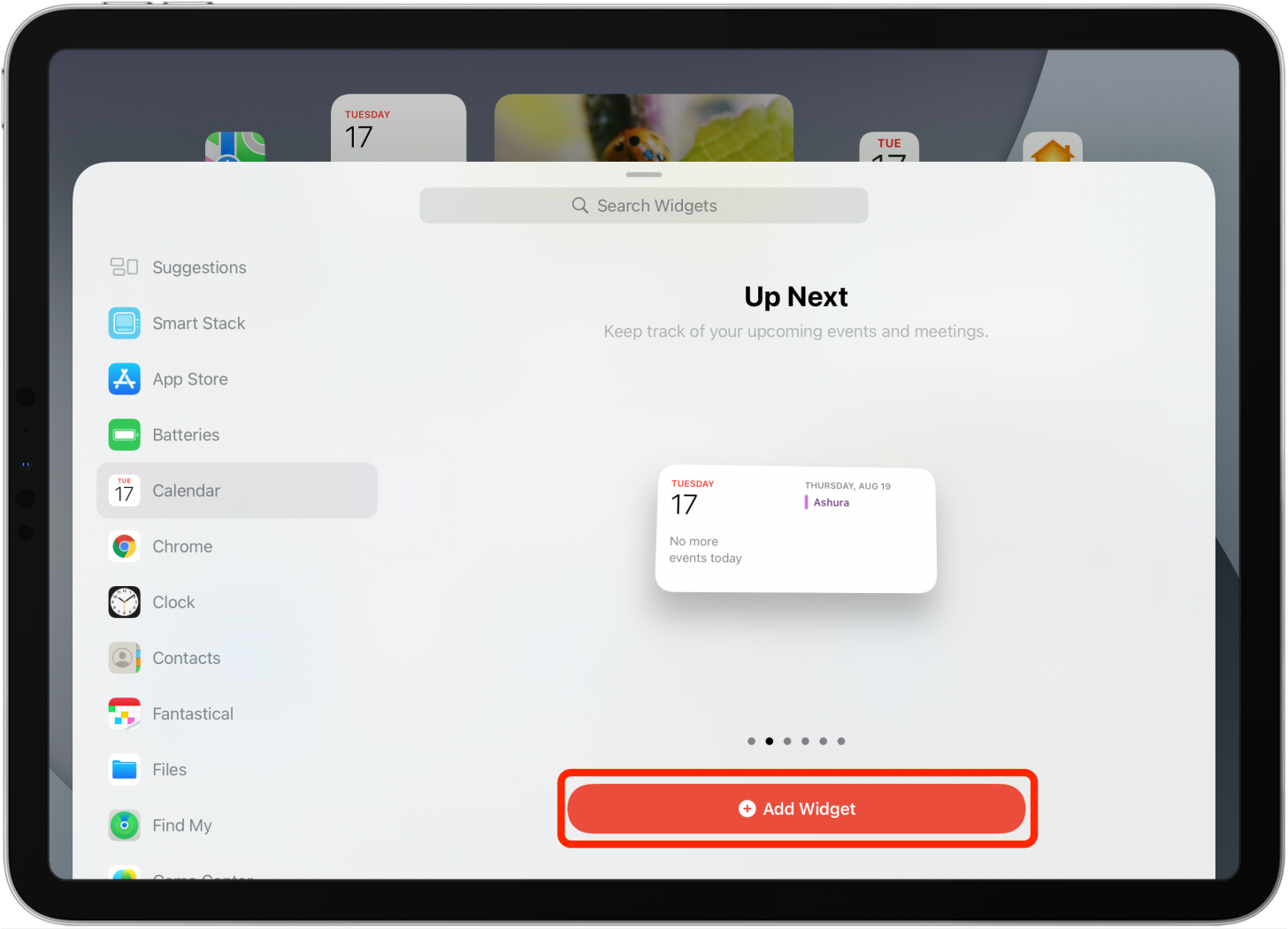 1660232886 234 Comment ajouter un widget a lecran daccueil dans iPadOS 15