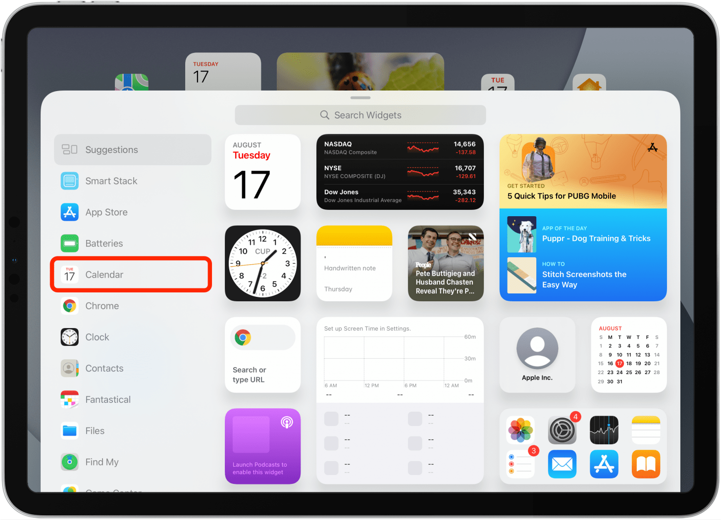 1660232886 495 Comment ajouter un widget a lecran daccueil dans iPadOS 15