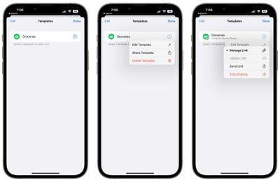 modèles de rappels ios 16