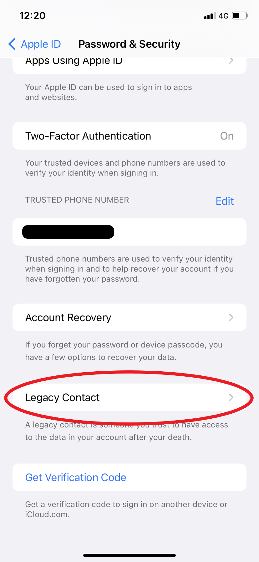 1660978566 95 Comment configurer la fonctionnalite iOS Digital Legacy