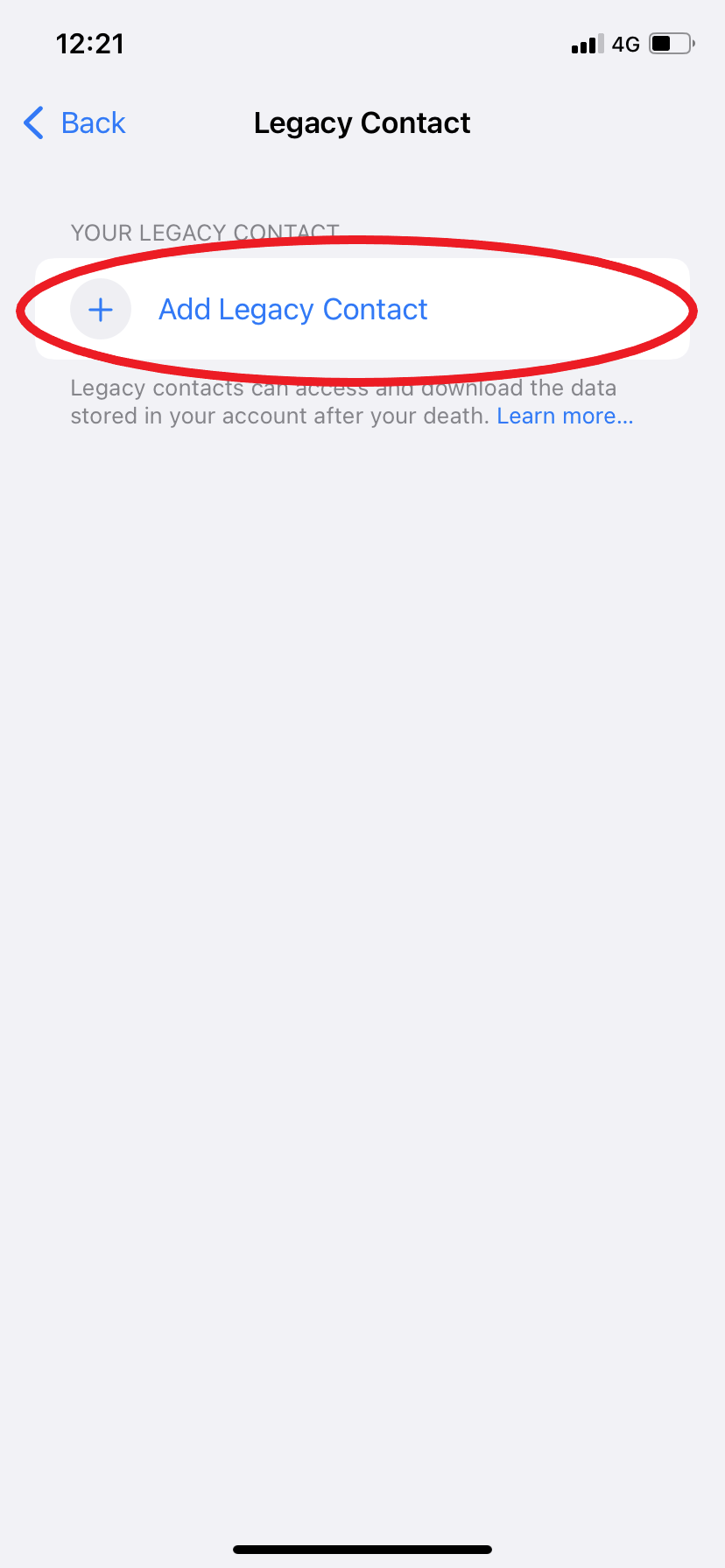 1660978566 993 Comment configurer la fonctionnalite iOS Digital Legacy