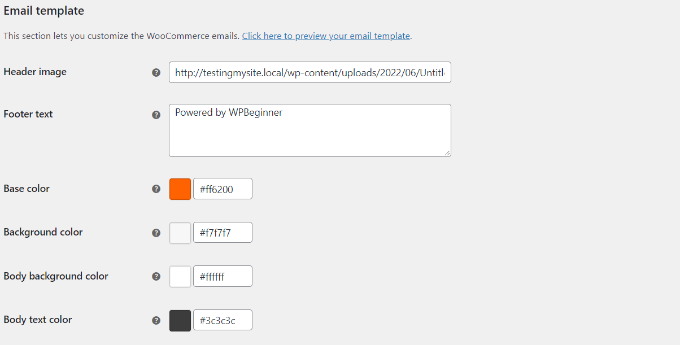 Modifier le modèle d'e-mail dans WooCommerce Modifier le modèle d'e-mail dans WooCommerce
