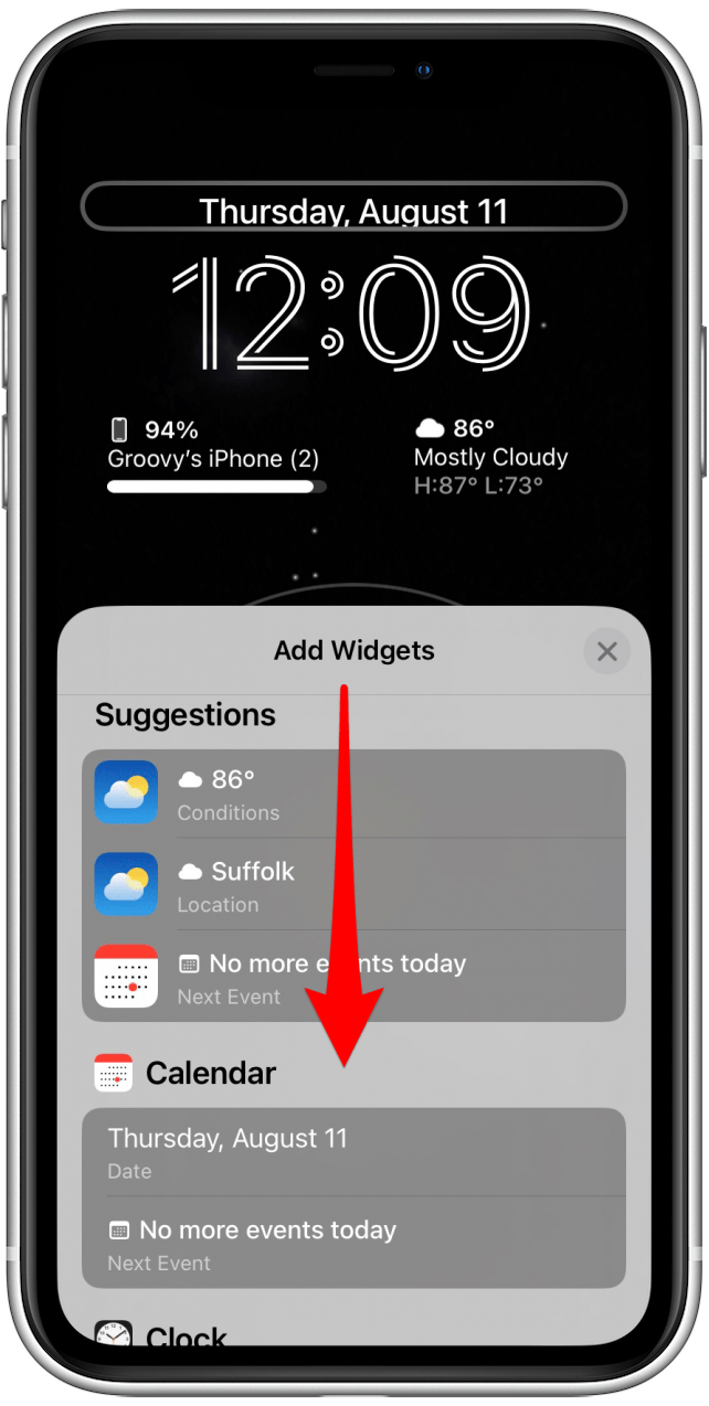 1661539208 274 Comment ajouter des widgets a lecran de verrouillage de liPhone