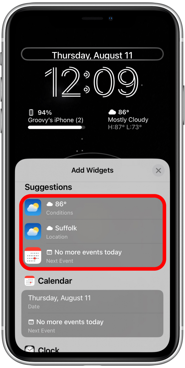 1661539208 809 Comment ajouter des widgets a lecran de verrouillage de liPhone