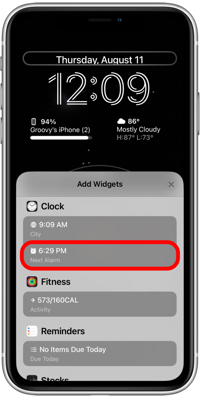 1661539208 928 Comment ajouter des widgets a lecran de verrouillage de liPhone