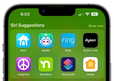 ios 16 suggestions siri