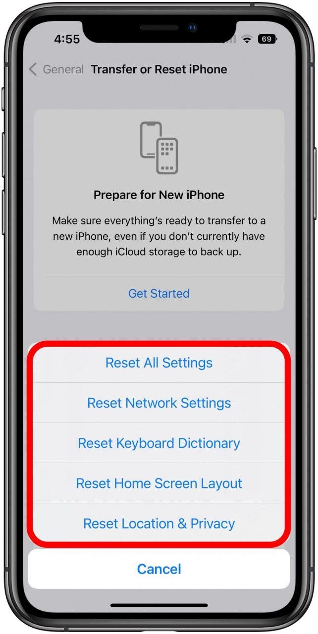 1661890093 866 Comment reinitialiser tous les parametres sur iPhone dans iOS 16