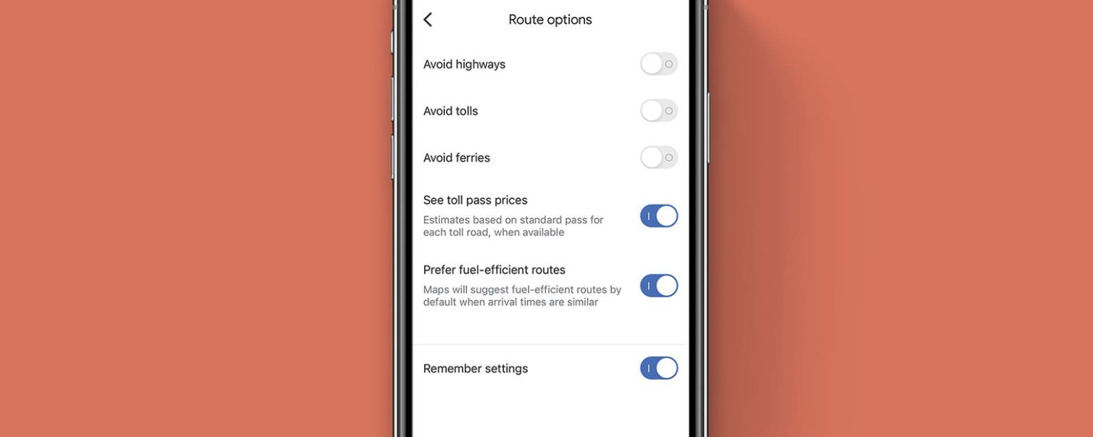 1661916731 Comment desactiver les itineraires economes en carburant de Google Maps