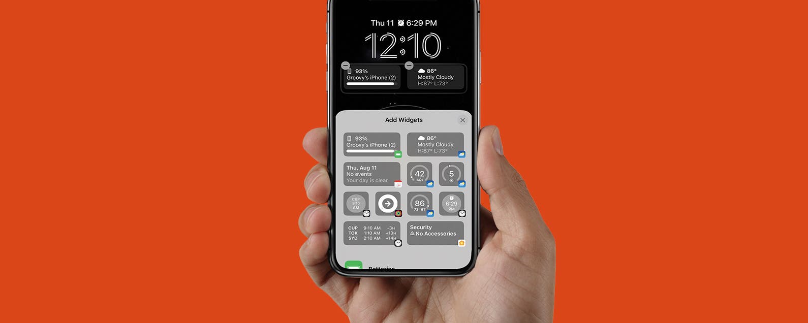 Comment ajouter des widgets a lecran de verrouillage de liPhone