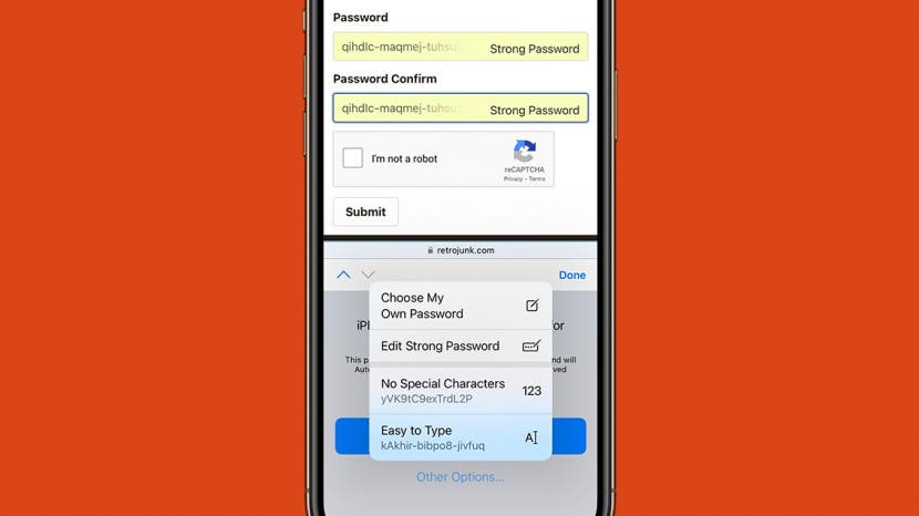 Comment modifier un mot de passe suggere Safari iOS 16