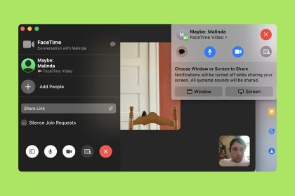 Comment partager un ecran FaceTime sur Mac 2022