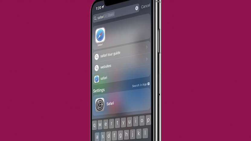 Comment recuperer Safari sur iPhone 2022