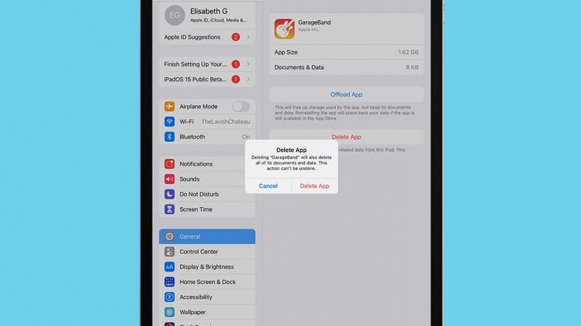 Comment supprimer des applications sur iPad mise a jour iPadOS