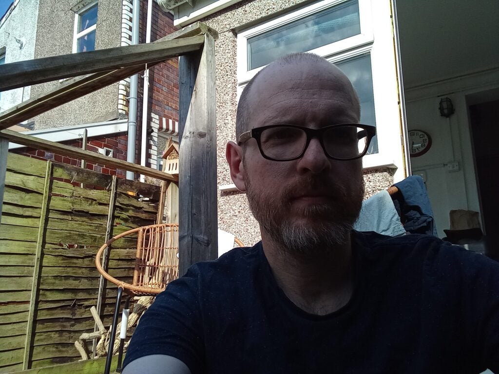 Selfie pris sur la Lenovo Tab M10 HD